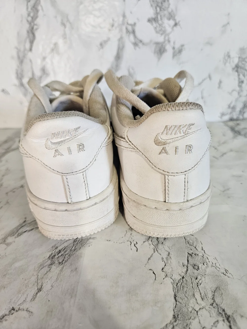 Nike Air Force 1 Low Boy’s Size 5y White Lace Low Tops.  DH2920 111